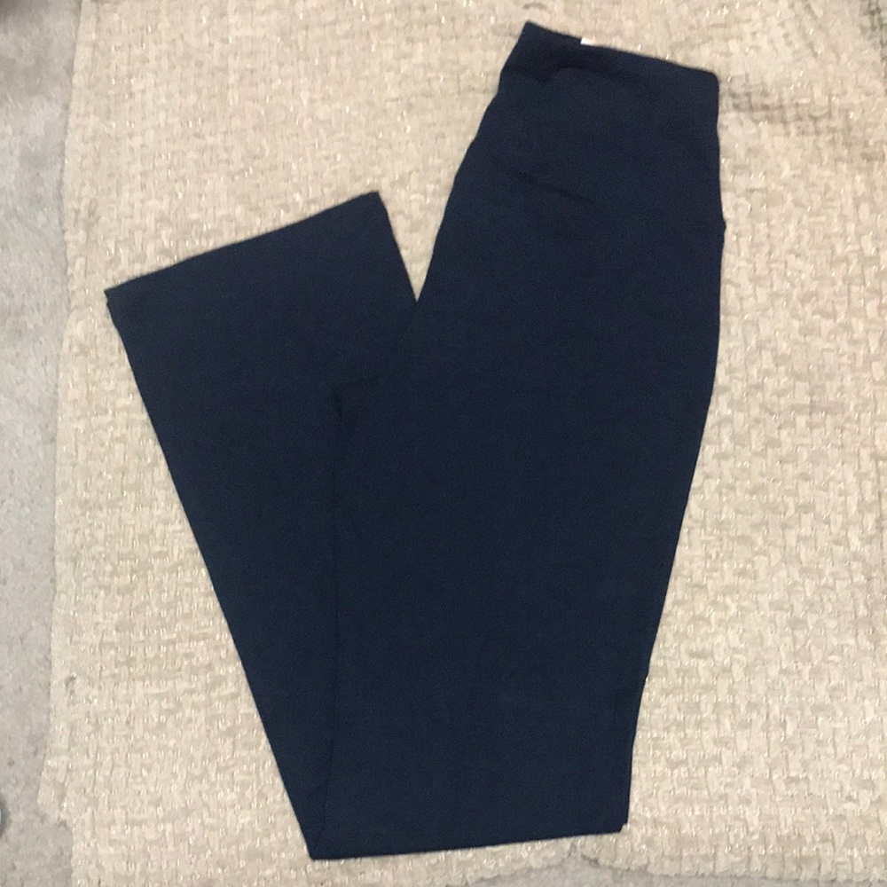 Navy Blue High-Waisted Pants